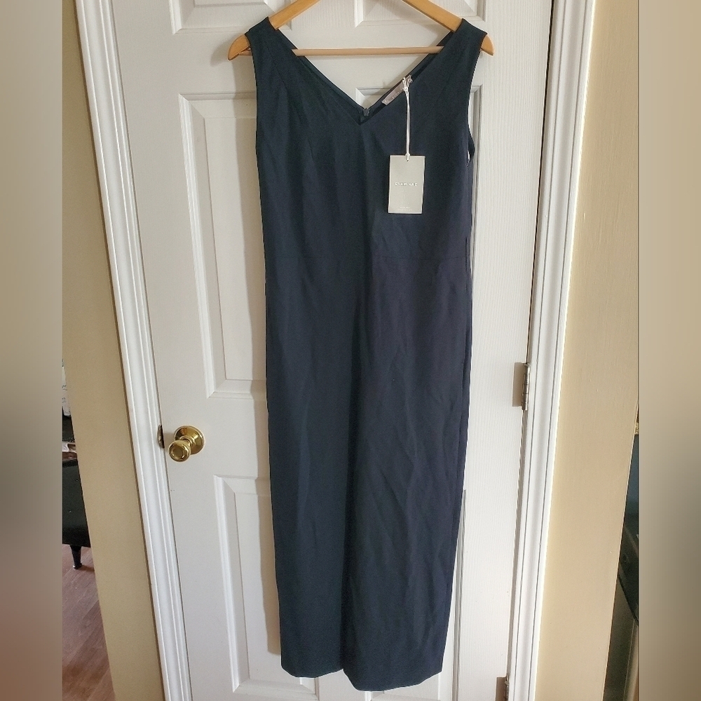 Everlane The Japanese GoWeave Essential One-Piece Jumpsuit Black Sz 0